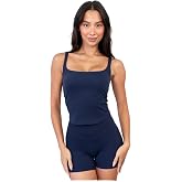 Vitality Cloud II Classic Tank, Shelf Bra, Adjustable, Padded | Cloud II fabric, 77% recycled nylon with elastane; built-in shelf bra, removable pads, adjustable straps, UPF 50+
