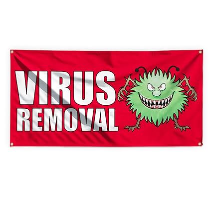 Amazon Com Virus Removal 1 Outdoor Advertising Printing Vinyl