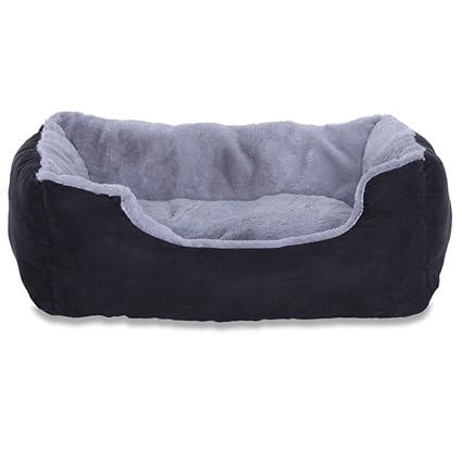 dibea - Hundebett - Hundekissen - Hundesofa mit Wendekissen (Größe und Farbe wählbar)