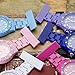 Top Plaza Women's Fashion Nurse Clip-on Fob Brooch Lapel Pocket Watch, Pack of 6