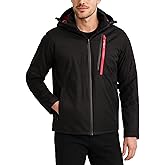 Spyder Mens Snow Jacket - Warm Isolated Winter Jackets for Men - Cozy Men's Snow Heated Ski Jacket with Detachable Hood S-XL