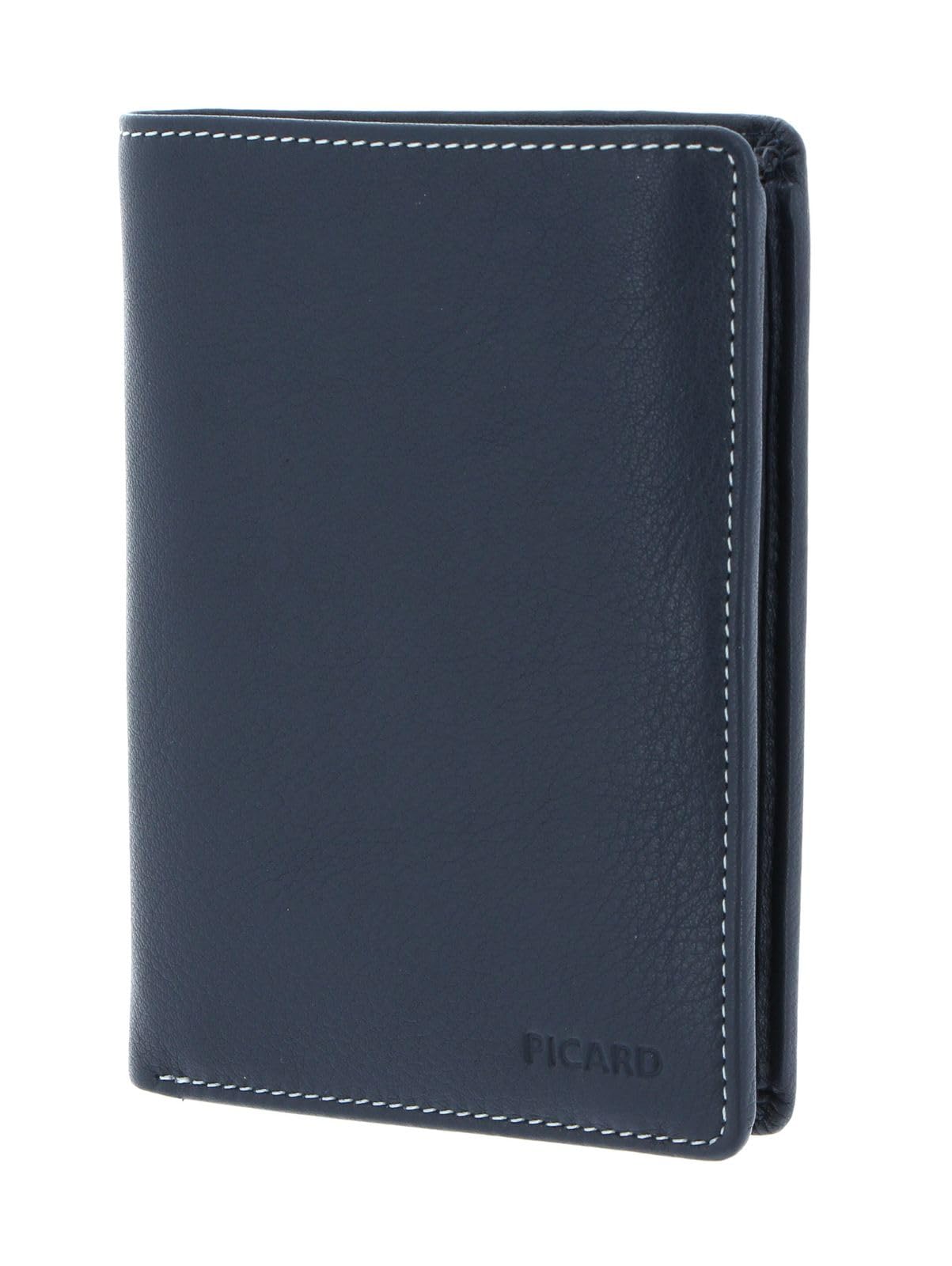 Picard, Diego 844602I616 Men's Wallet Denim/Blue Durable Leather