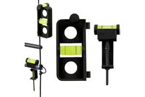 IOKHEIRA ARCHERY Archery Level, Plastic Arrow Level Compound Bows Tuning Mounting String Archery Level Combo Accessory, Outdoors Archery Hunting Kit