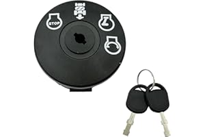 532193350 193350 Ignition Switch 4 Position Compatible with Husqvarna YTH24V48 YTH22V46 for Craftsman 532193350 193350 LT1000