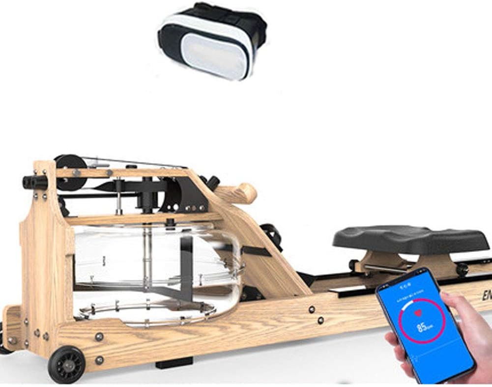 YYD Water rower rowing machine commercial fitness equipment wind resistance liquid resistance water-blocking machine,ash wood