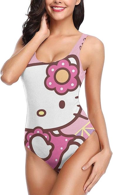 lemon print one piece swimsuit