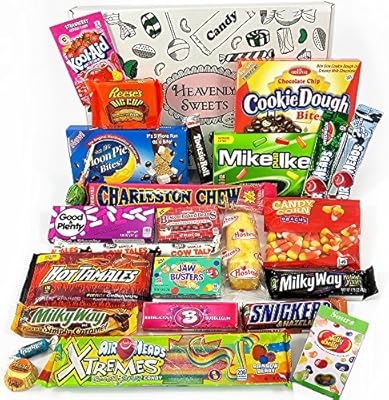 Gran caja de American Candy | Golosinas y barra de chocolate de selección en caja regalo