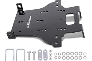 maXpeedingrods Winch Mount Kit for Honda TRX500 Foreman (FE/FM/FPE/FPM) 2007-2011 Winch Mounting Plate for TRX500 Rubicon (FA/FGA/FPA/PG) 2009-2014, Black Powder Coated