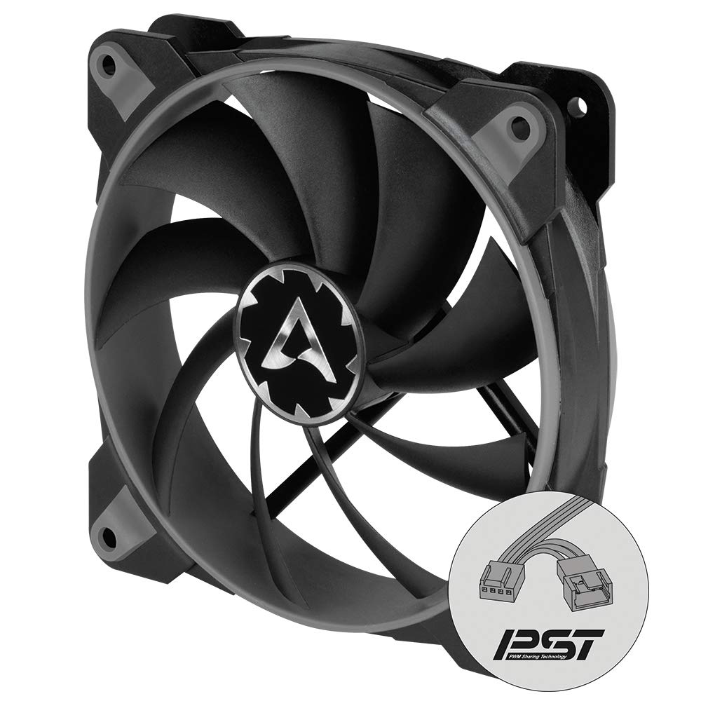 ARCTIC BioniX F120-120 mm Gaming Case Fan with PWM Sharing Technology (PST), quiet motor, Computer, 200-1800 RPM - Grey