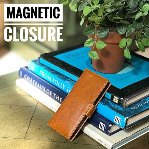 image for Galaxy S9 Wallet Case Leather -- iPulse Journal Series Italian Full Gr