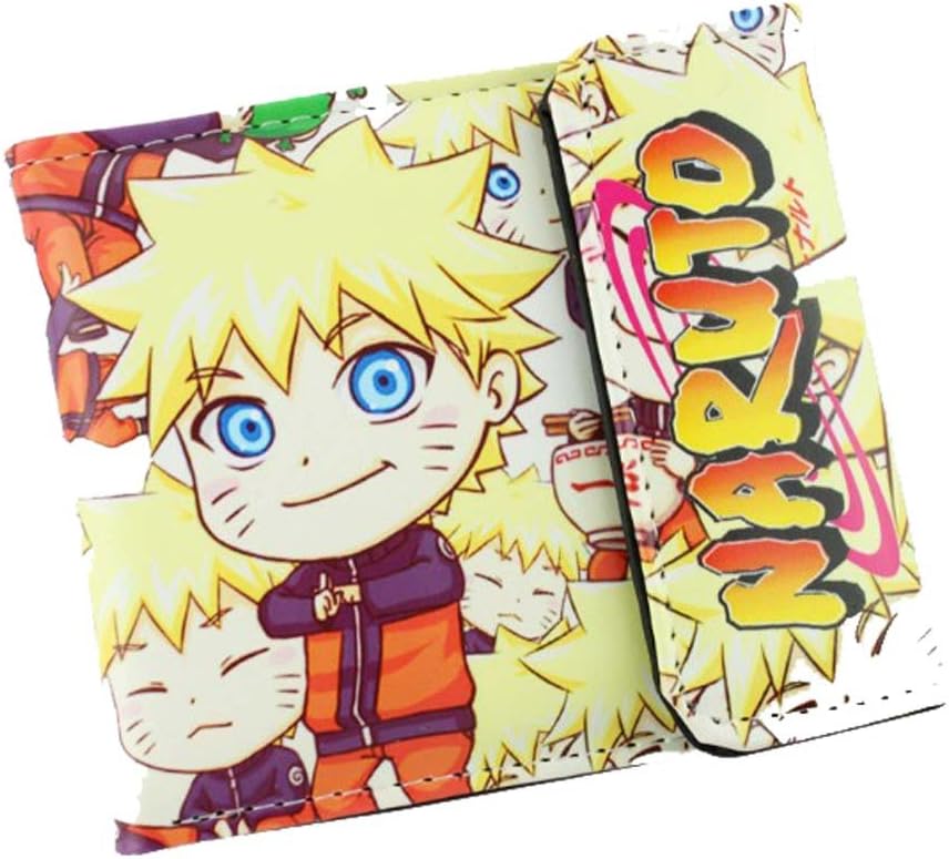Touirch Anime Naruto Uchiha Sasuke Money Hatake Kakashi Wallet Cosplay Toy Gift Purse