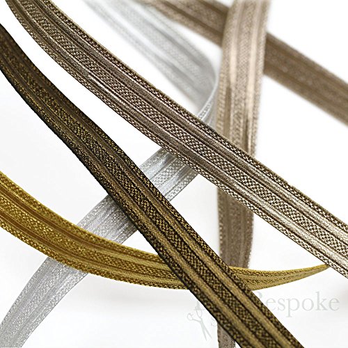 KNOX Dull Gold Double Stripe Military Bullion Braid Trim: 27 Yard Roll