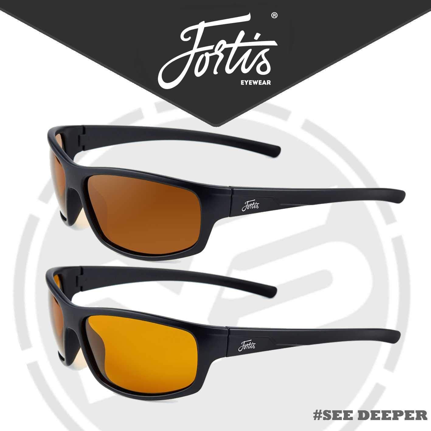 Fortis Eyewear Essentials Fishing Glasses with Polarised AM/PM or 24/7