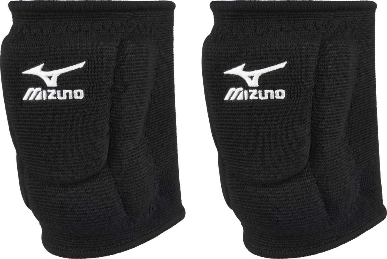 Mizuno LR6 Rodillera de Voleibol, Negro, Mediano