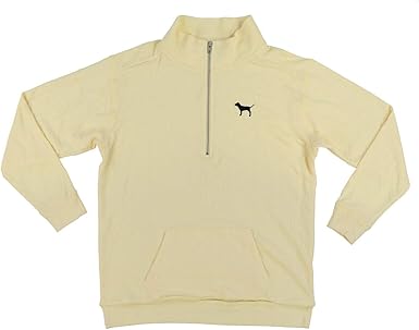 yellow quarter zip sweatshirt