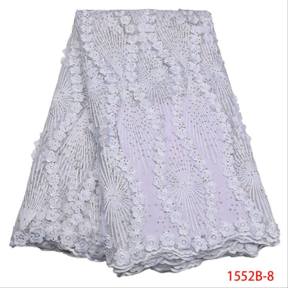 XNG French Nigerian Laces Fabrics High Quality Tulle African Laces Fabric Wedding African French Tulle Lace Picture 8