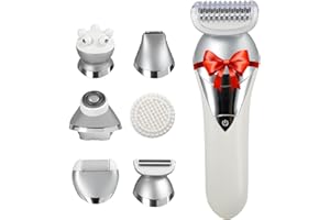 AIGOMC Women Face Epilator,Portable Design Facial Epilator, Facial Hair Removal for Women & Men, Waterproof Facial Shaver for Ears, Nose, Eyebrow, Body