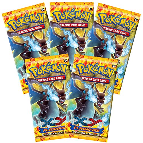 Pokemon Flashfire Xy2 Lot Of 5 Booster Packs | Desertcart Gambia