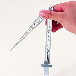 Shinwa Sokutei 62612 Taper Gauge with Straight Scale