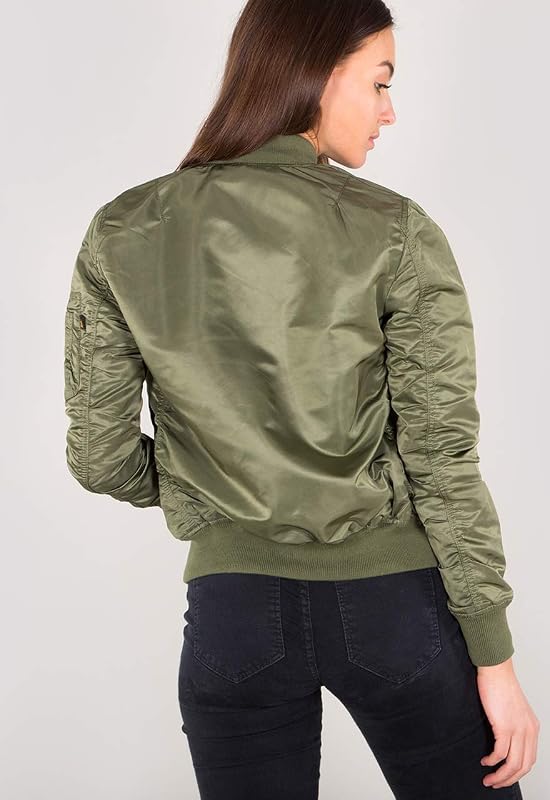 MA-1 VF LW Wmn para mujer, talla M, color sage green/gold