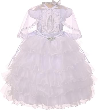 virgin mary baptism dress