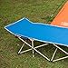 OSAGE RIVER Camping Cot for Adults - Folding Camping Cot - Portable Cots for Sleeping - Rated for 300 lbs, Blue