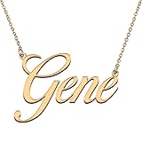 HUAN XUN Customized Custom Simple Any Name Necklace