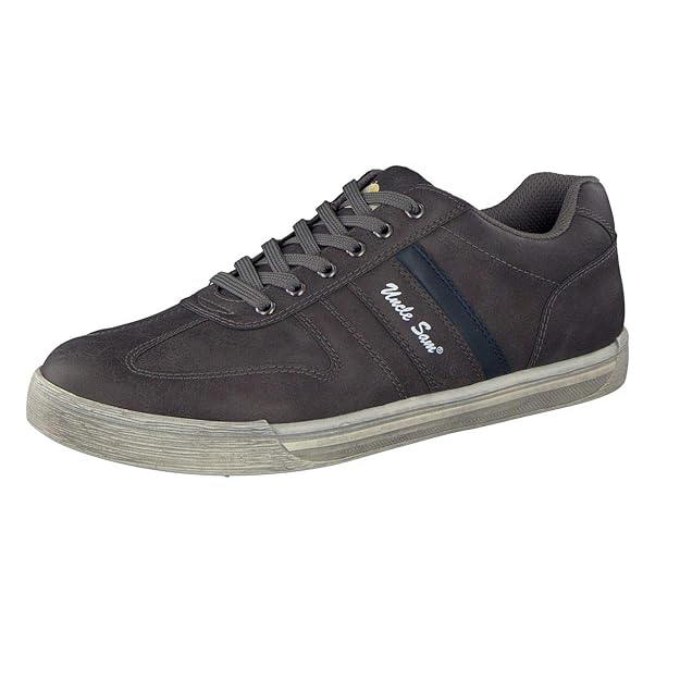 Uncle Sam Herren Sneaker, Dunkelgrau
