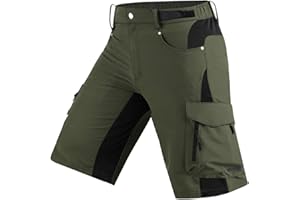 Cycorld Mens-Mountain-Bike-Shorts, Cycling, Hiking, Cargo, Outdoor Shorts