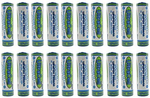 Ultracell 3.2V LiFePo4 14500 AA 700mAh Rechargeable Battery for Solar Panel Light, Tooth Brush, Shaver by Ultracell
