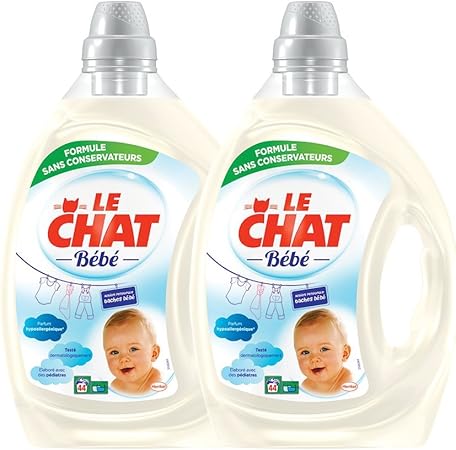 Le Chat Bebe Lavanderia Liquido 44 Lavados 2 2 L Juego De 2 Amazon Es Salud Y Cuidado Personal