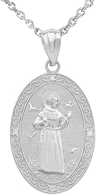 Saint Collection Argent 925 Argent Sterling Forme Ronde Blanc Zircone cubique