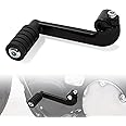 WOWTK Shift Lever + Shifter peg for Harley '04-'22 Sportster XL 1200 883 w/Mid-Controls,Black