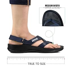 Aerosoft Deke Strappy Slingback Summer Comfort Flat
