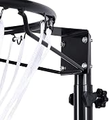 Yaheetech Netball Post Height Adjustable Stand 305 cm Regulation Hoop view 6