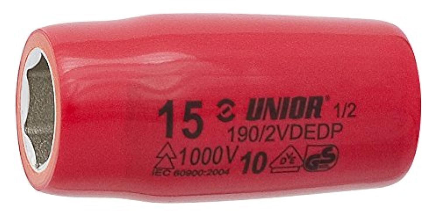 Unior 190/2VDEDP Socket 1/2 Inches, Fully Insulated, 30 mm