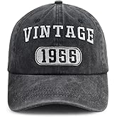 Vintage 1950 1951 1952 1953 1954 1955 1956 1957 1958 1959 Hat for Men Women, Funny Adjustable Cotton Birthday Baseball Cap