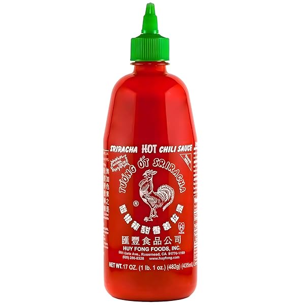 THE ORIGINAL HUY FONG SRIRACHA, 17 OZ ROOSTER...