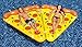 Inflatable Yellow and Orange Pizza Slice Swimming Pool Float Raft - 72