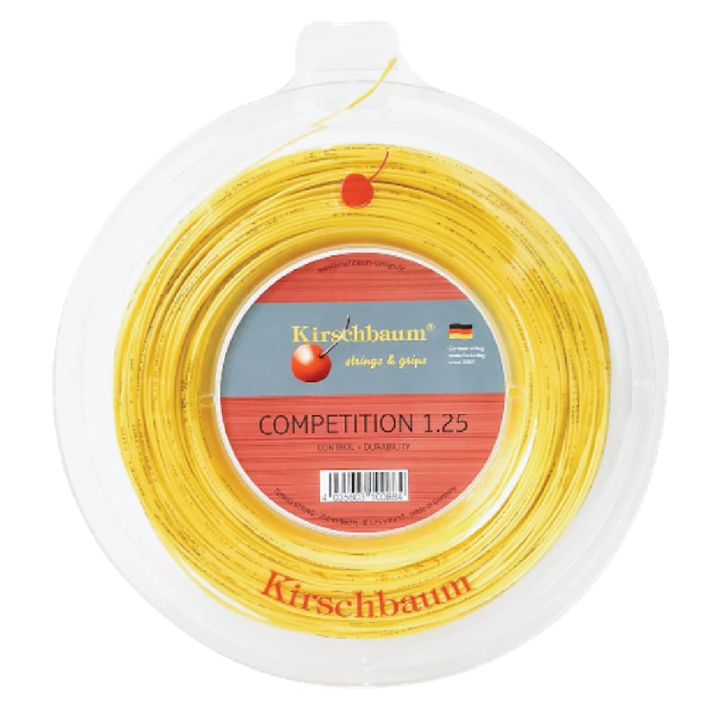 Kirschbaum Competition String Reel - Yellow, 1.25 mm/200 m