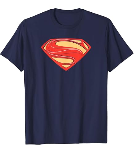 Amazon.com: Superman Man of Steel Red Glyph T-Shirt : Clothing