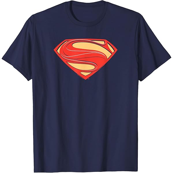 Amazon.com: Superman Man of Steel Red Glyph T-Shirt : Clothing