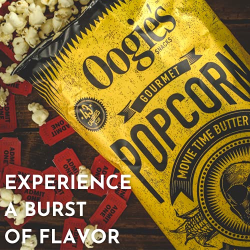 Oogie’s Gourmet Popcorn Movie Time Butter Flavor Individual Buttery