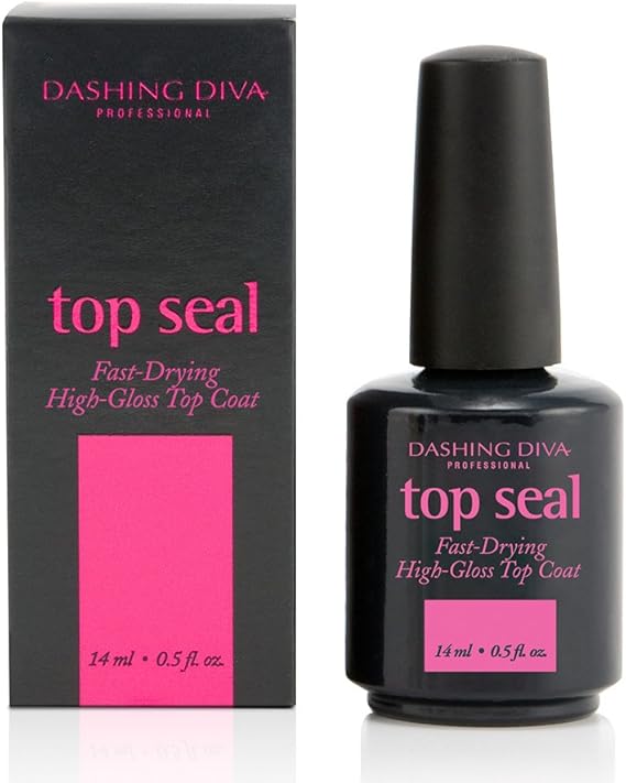 Dashing Diva Top Seal Fast Drying High Gloss Top Coat 14ml