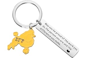 BAUNA Sorority Keychain Inspired Greek Sorority Jewelry