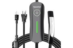 AplysiaTech Level 1+2 Tesla Charger,16 Amp 120V /240V,Adjustable Plug-in Electric Vehicle Charging Station with 21FT Cable NEMA 6-20 Plug NEMA 5-15 Adapter, Compatible with All Tesla Models X/Y/3/S