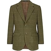 Walker and Hawkes Men’s Classic Derby Tweed Windsor Blazer – Elegant Country Jacket for Formal & Casual Occasions