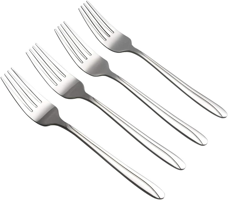 Anbers 12 Pieces Dessert Forks, 7 Inches, Small Forks Stainless Steel