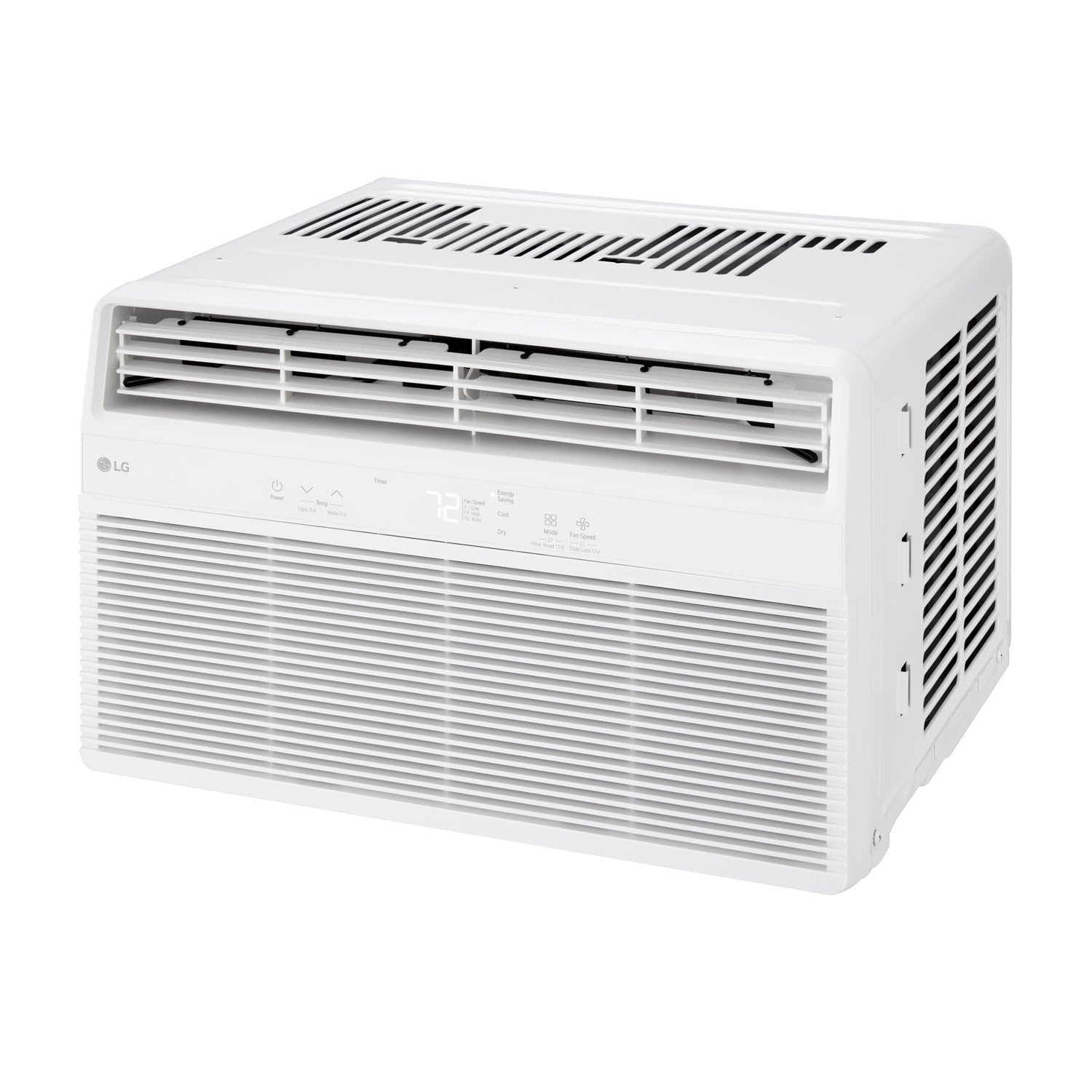 Photo 1 of LG 6,000 BTU Window Air Conditioner, Cools 250 Sq.Ft. (10' x 25' Room Size), Quiet Operation, Electronic Control with Remote, 2 Cooling & Fan Speeds, 2-Way Air Deflection, Auto Restart, 115V