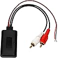 DXNQ Car Bluetooth Aux Adapter, Bluetooth 5.0 Adapter Module with 2 RCA Input Aux Audio, Wireless Bluetooth Transmitter Receiver for Car Home Audio Stereo, Car Accessories